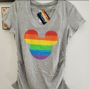 Disney Rainbow Collection Maternity T-Shirt Small